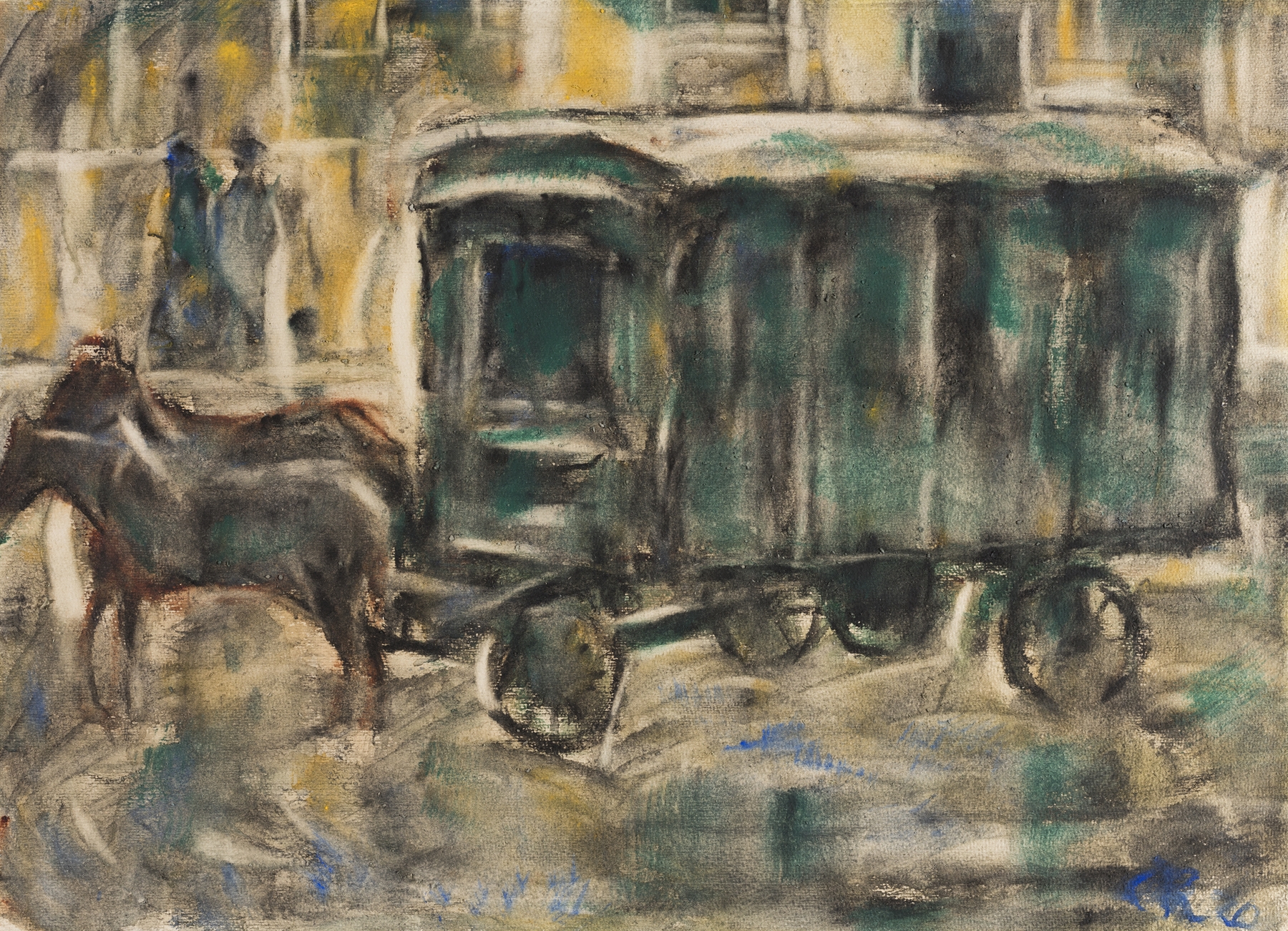 Möbelwagen, by Christian Rohlfs, public domain