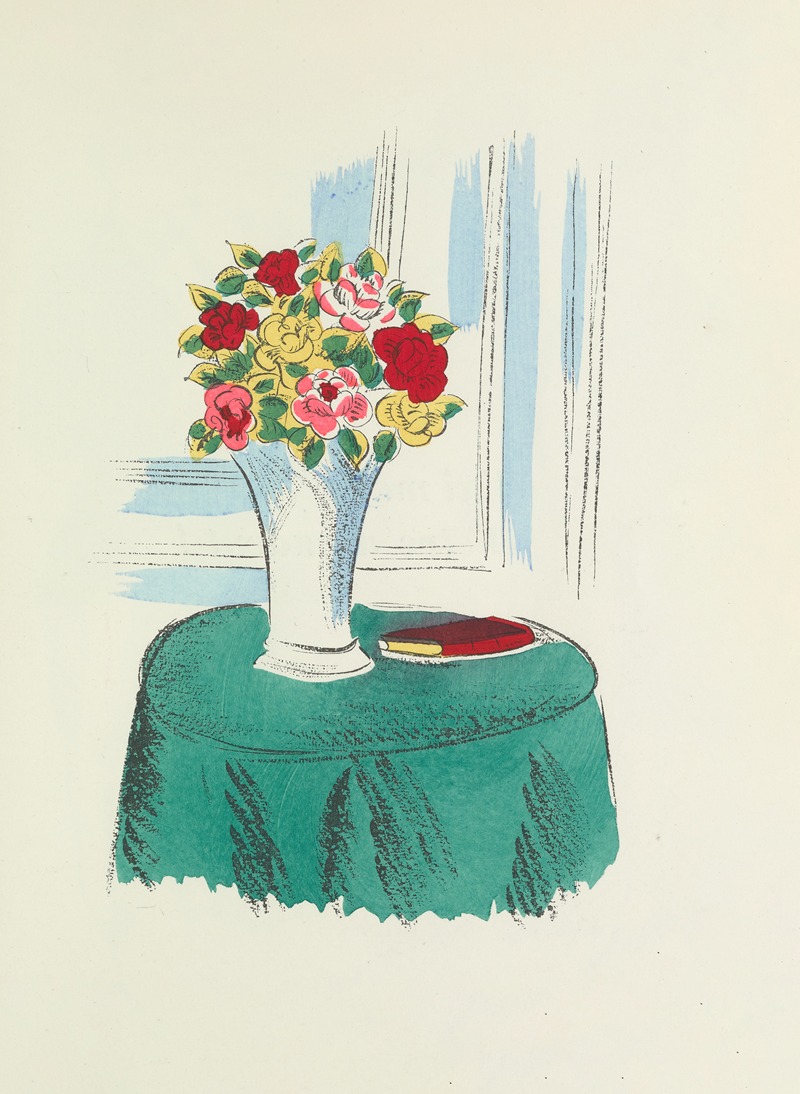 Raoul Dufy's 'Madrigaux pl 8' showcases vibrant colors and dynamic forms.