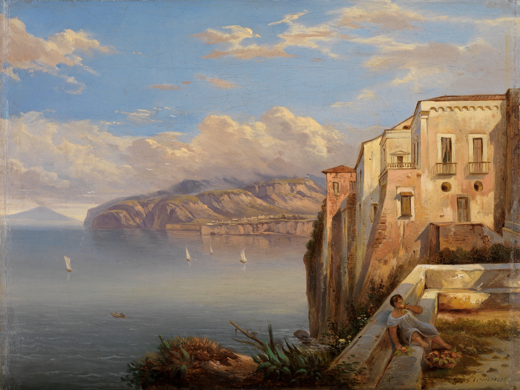 Das Haus des Tasso in Sorrent, by Carl Ludwig Frommel, public domain