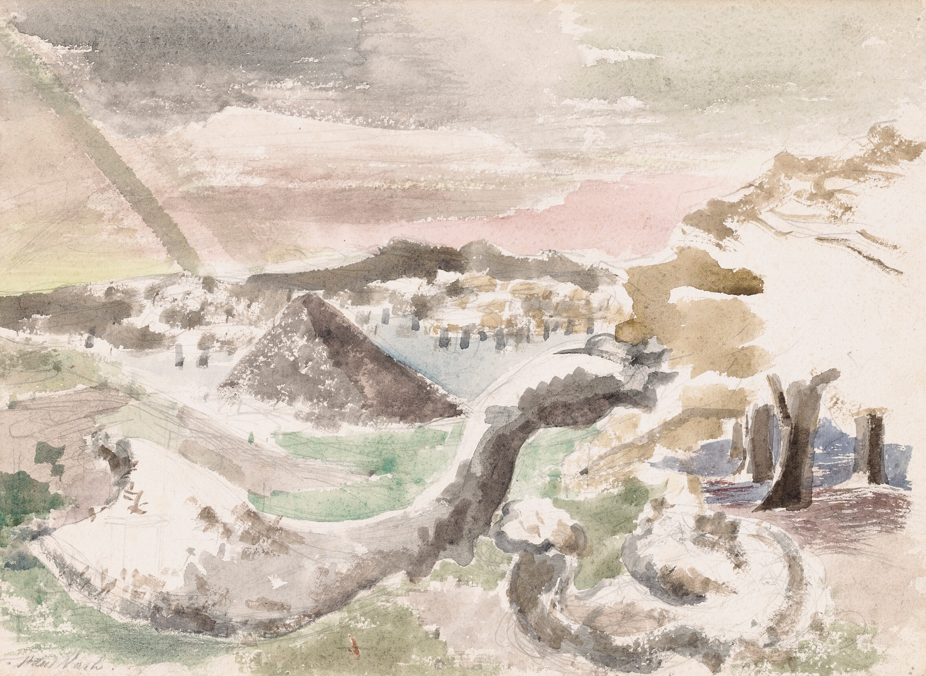 Denizens of the Forest of Dean, by Paul Nash, public domain