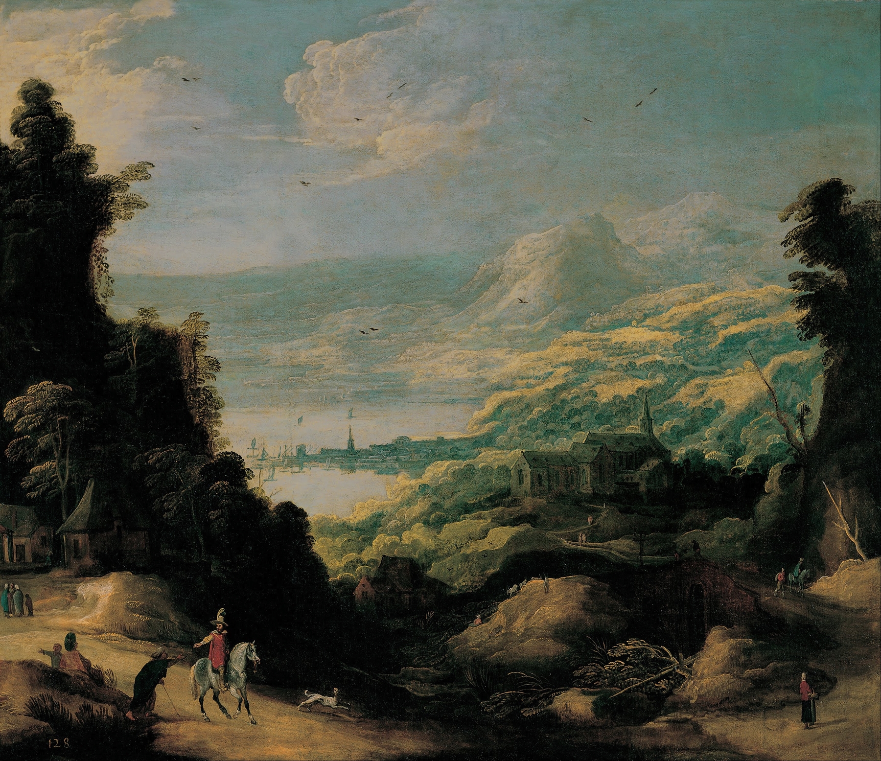 Mountain Landscape, by Joos de Momper, public domain