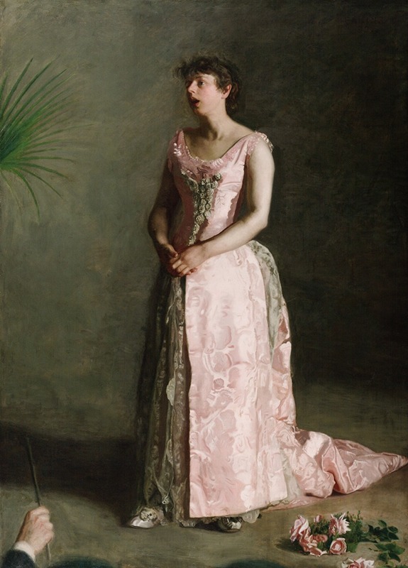 Thomas Eakins' 'The Concert Singer' captures a moment of performance.