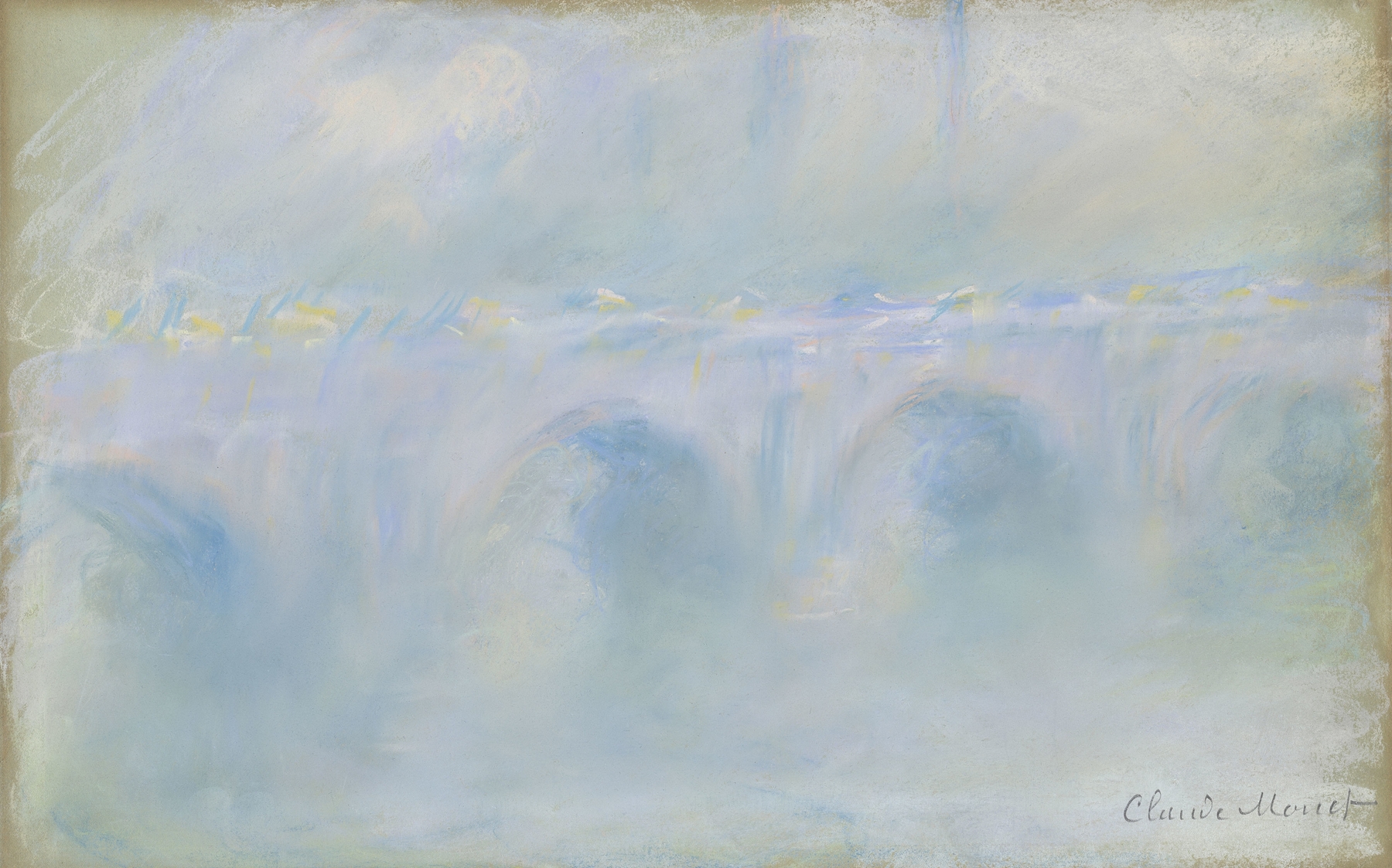 Waterloo Bridge, by Claude Monet, public domain