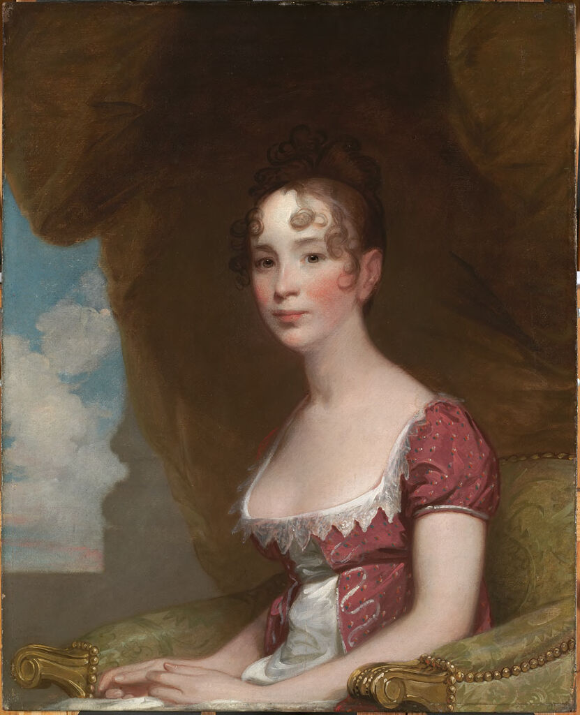 Sally Otis Thorndike (Mrs. Israel Thorndike, Jr.) (1793-1819), by Gilbert Stuart, public domain