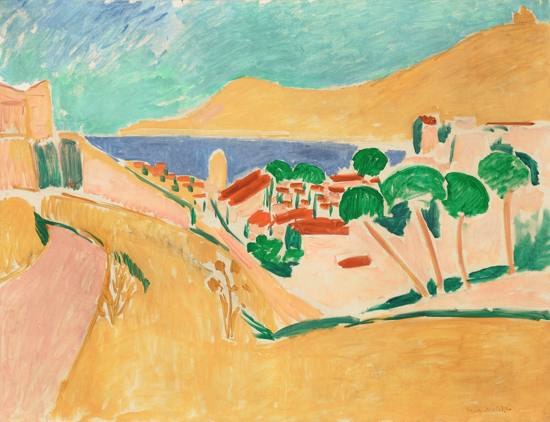 Collioure en août, by Henri Matisse, public domain