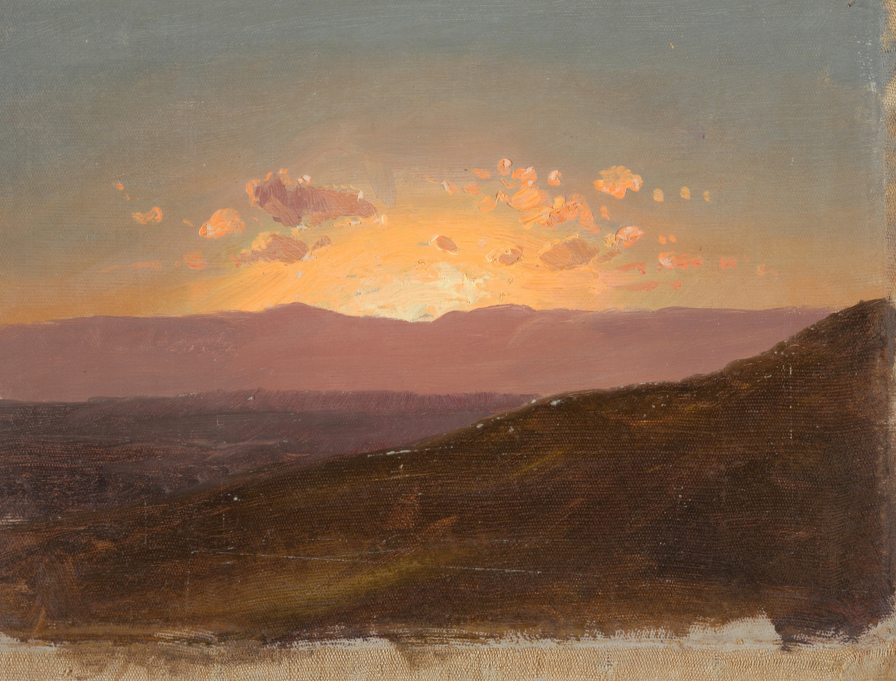 Looking across the Hudson Valley, by Frederic Edwin Church, public domain