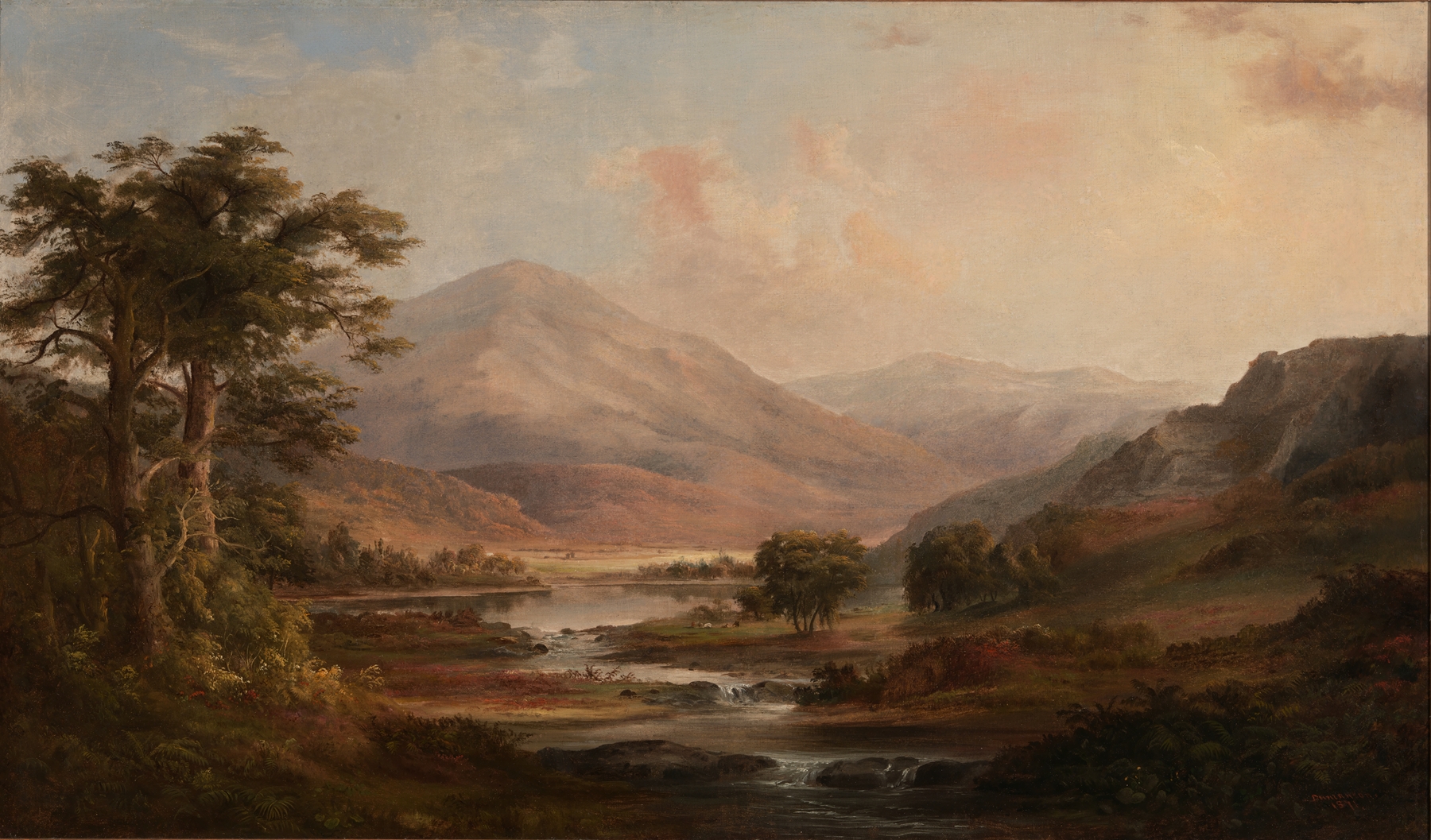 Scottish Landscape, by Robert S. Duncanson, public domain