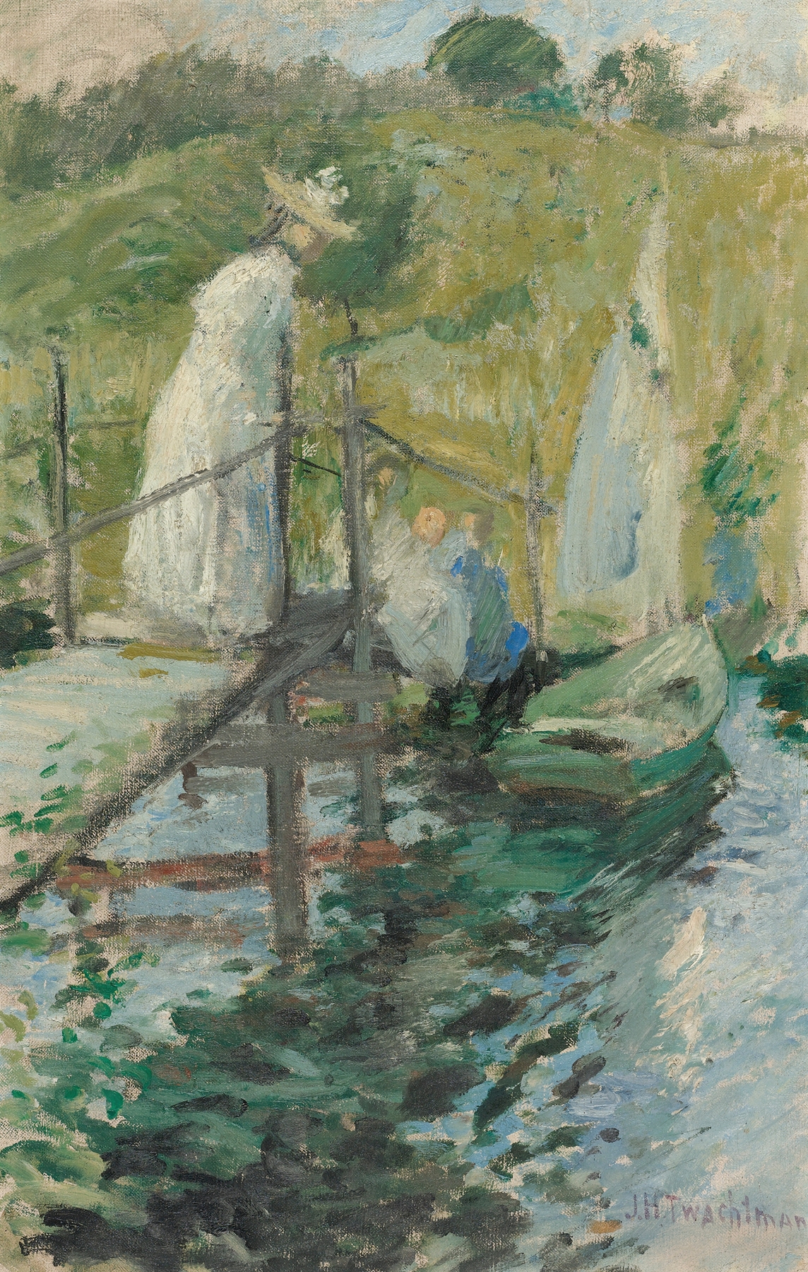 Summer Afternoon, by John Henry Twachtman, public domain
