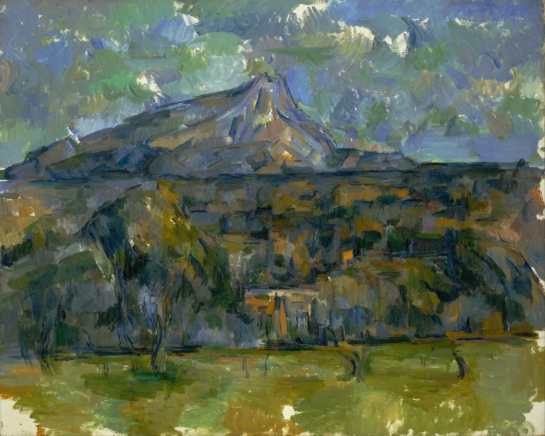Mont Sainte-Victoire, by Paul Cezanne, public domain