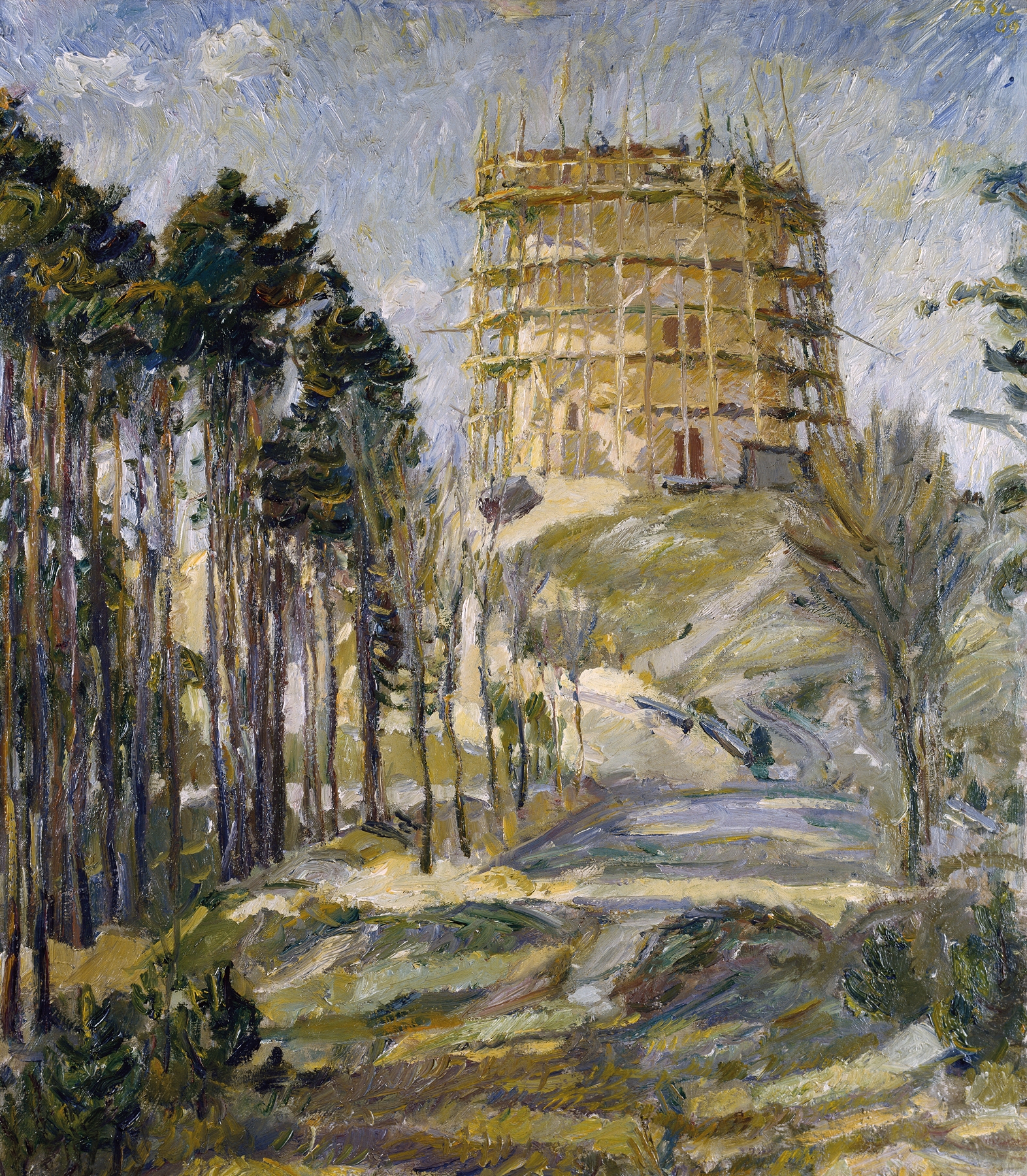 Water Tower in Hermsdorf, by Max Beckmann, public domain
