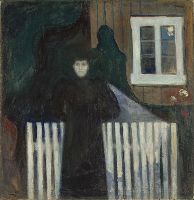 Moonlight, by Edvard Munch, public domain