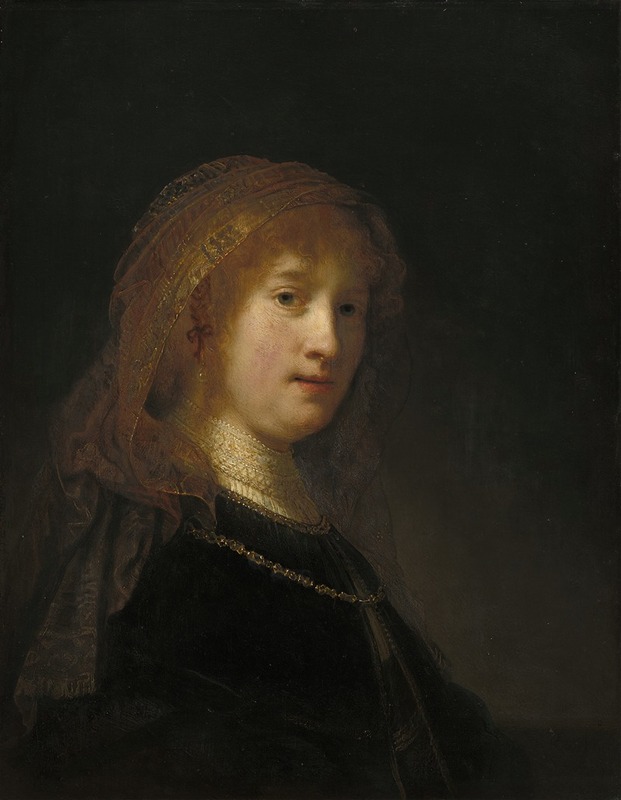 Rembrandt's painting of Saskia van Uylenburgh captures her beauty and grace.