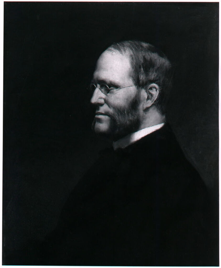 Portrait of Calvin Ellis, oil on canvas by Frederic Porter Vinton