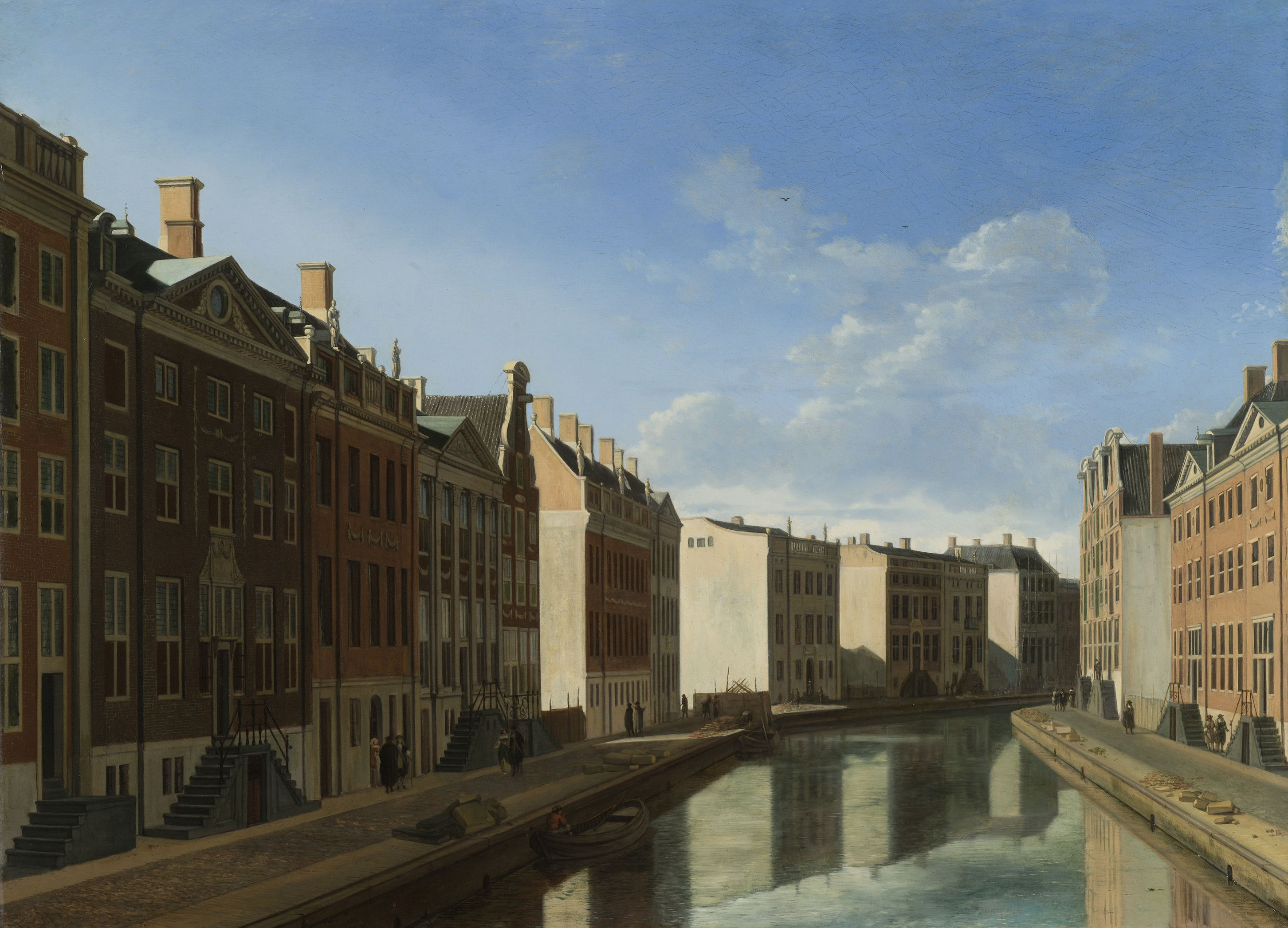 View of the Golden Bend in the Herengracht, by Gerrit Berckheyde, public domain