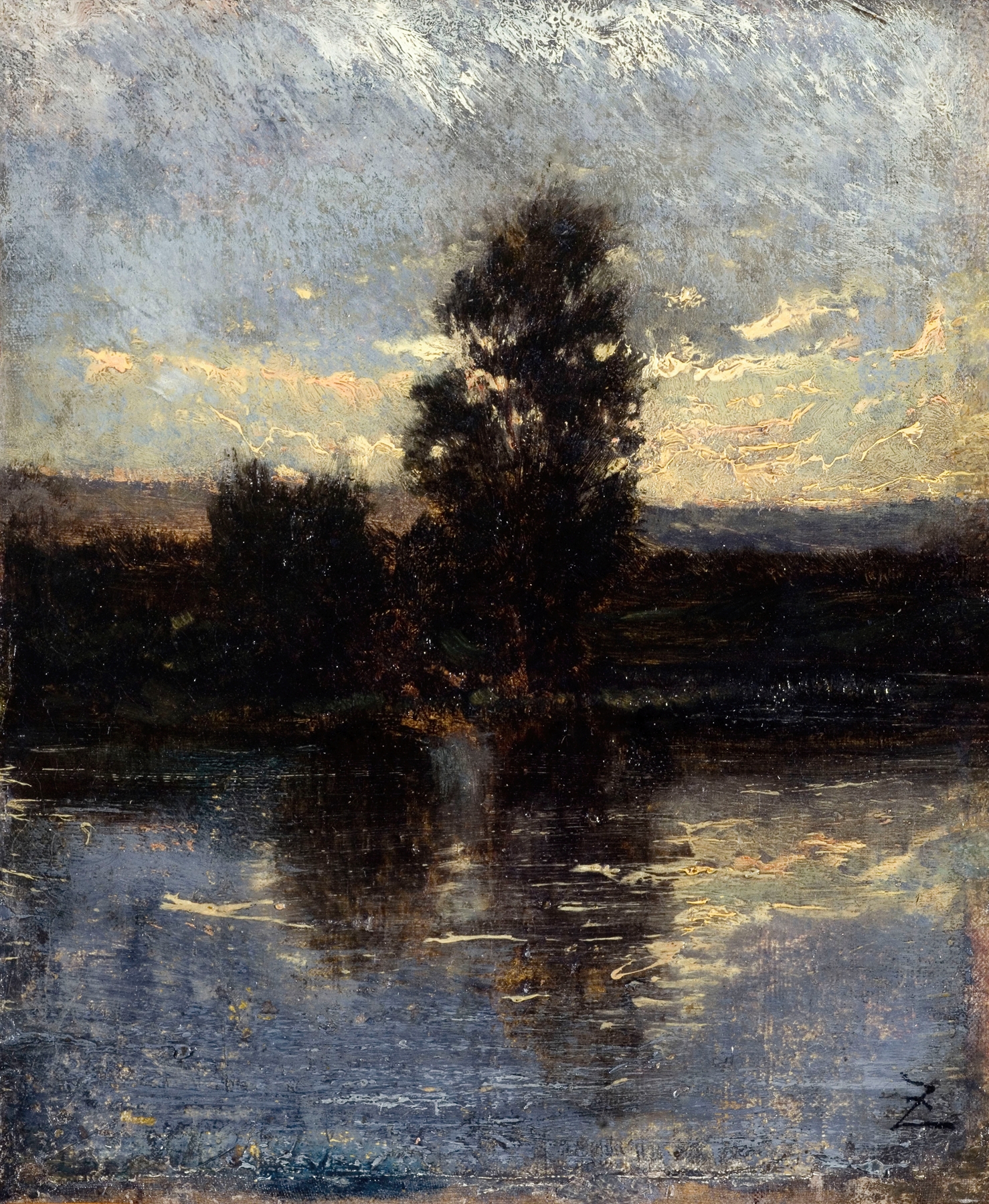 La Seine, by Félix Ziem, public domain