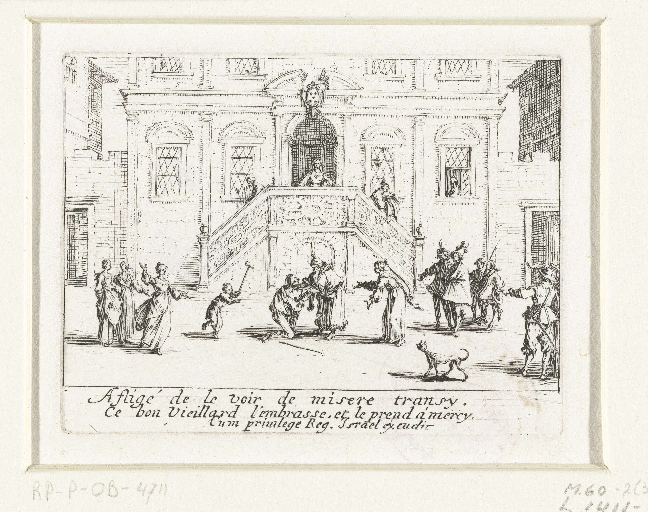 De terugkeer van de verloren zoon, by Jacques Callot, public domain