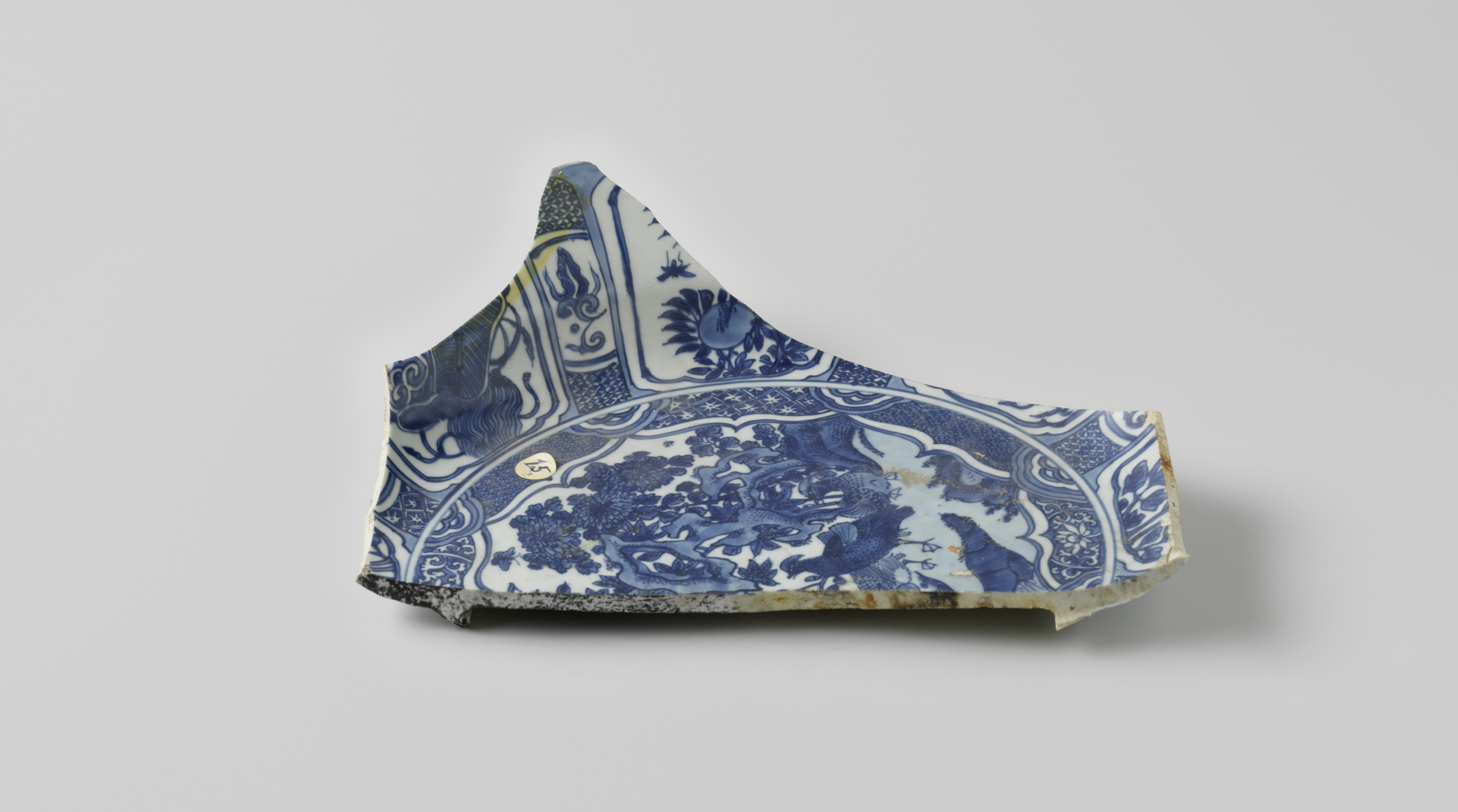 Fragment of a plate made of bone by Unknown Artist