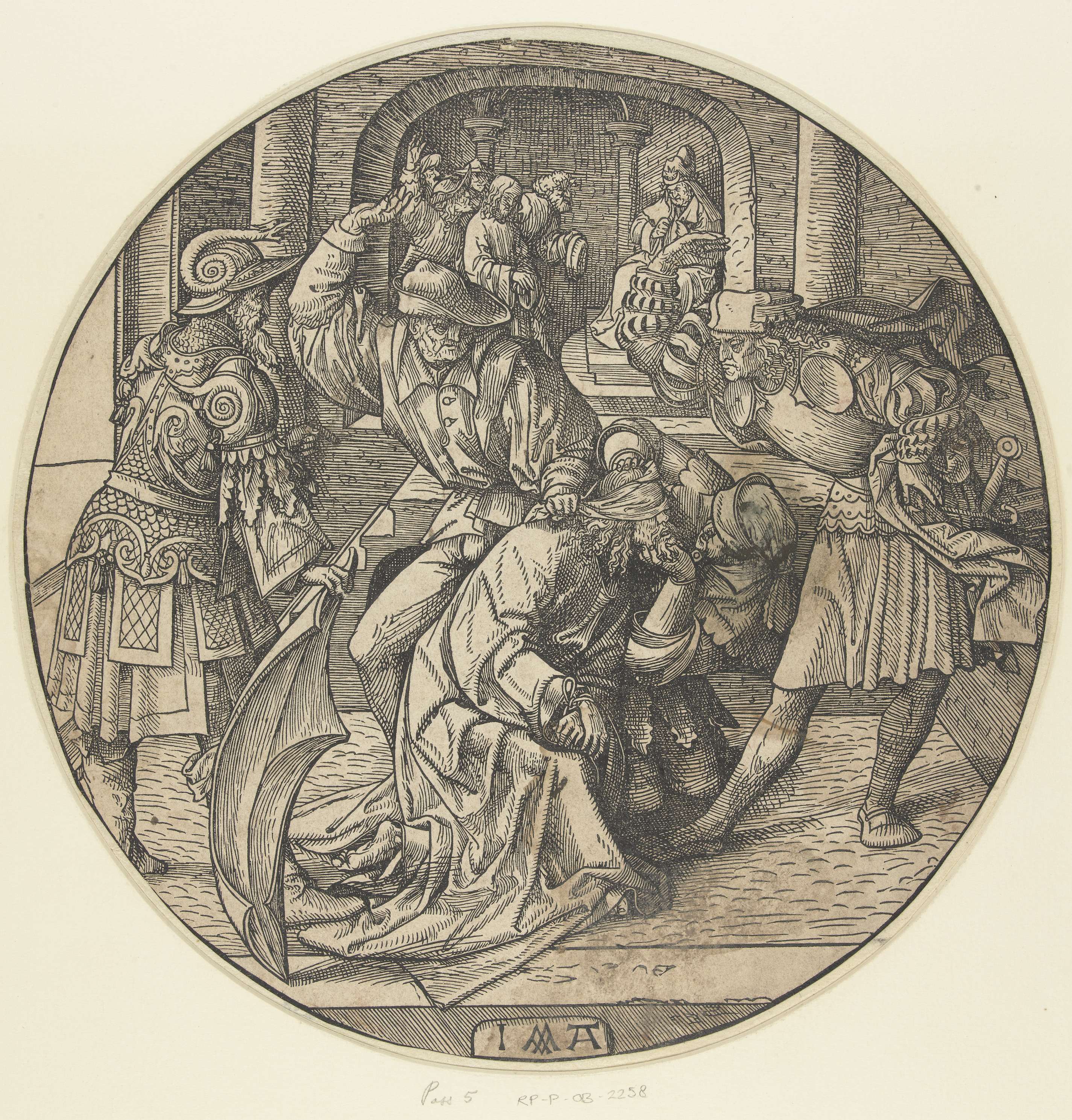 De bespotting van Christus, by Jacob Cornelisz van Oostsanen, public domain