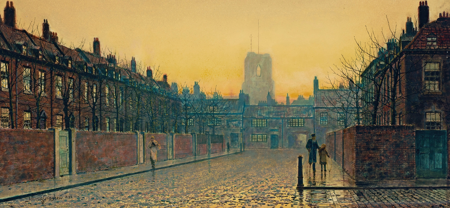 Old Chelsea, by John Atkinson Grimshaw, public domain