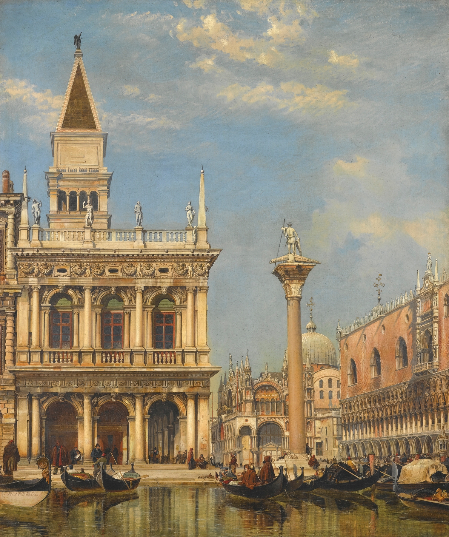 The Piazzetta Of St Mark, Venice, by Edward William Cooke, public domain