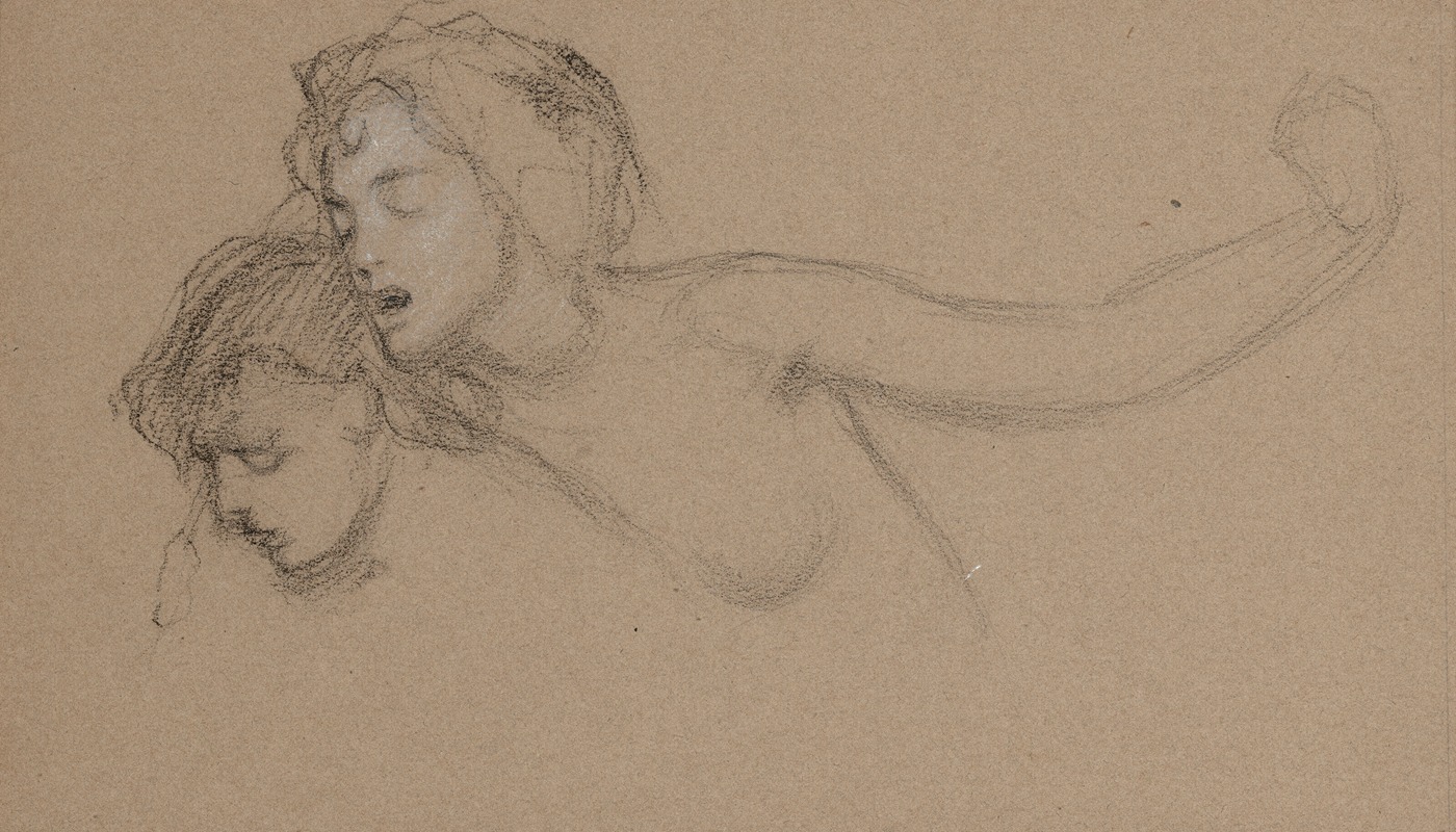 A study of a female nude by Herbert James Draper.