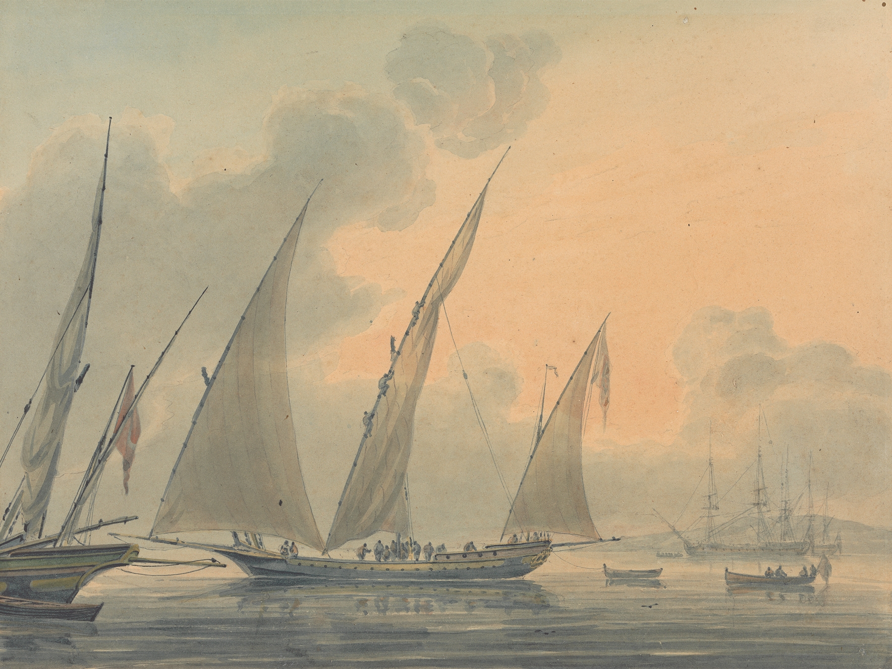 Shipping in the Mediterranean, by Robert Cleveley, public domain