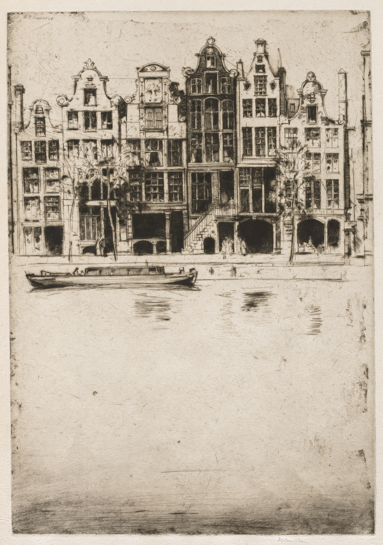 Souvenir d’Amsterdam, by David Young Cameron, public domain
