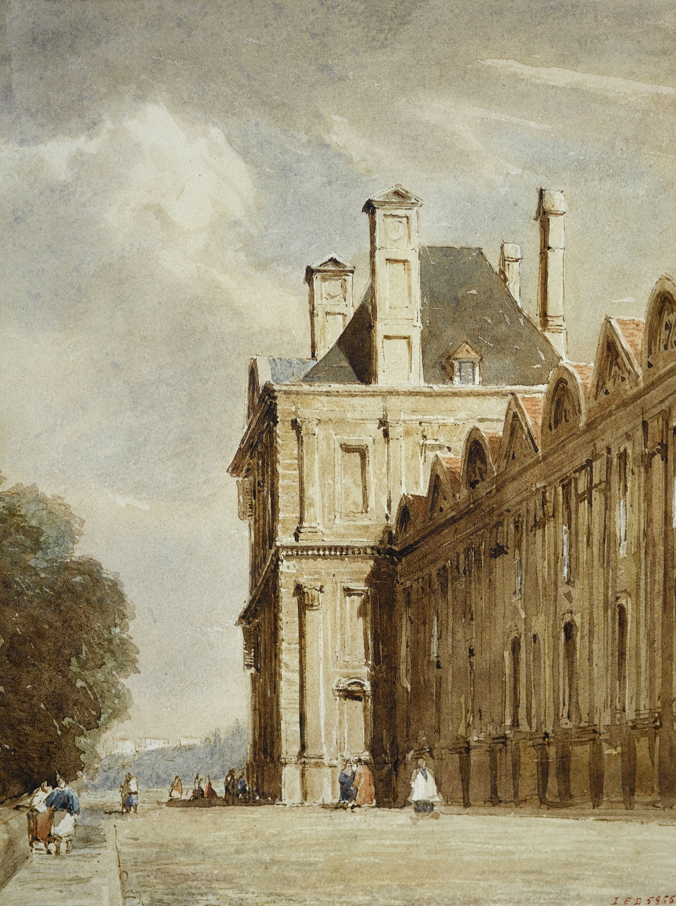 Le Pavillon de Flore, by Thomas Shotter Boys, public domain