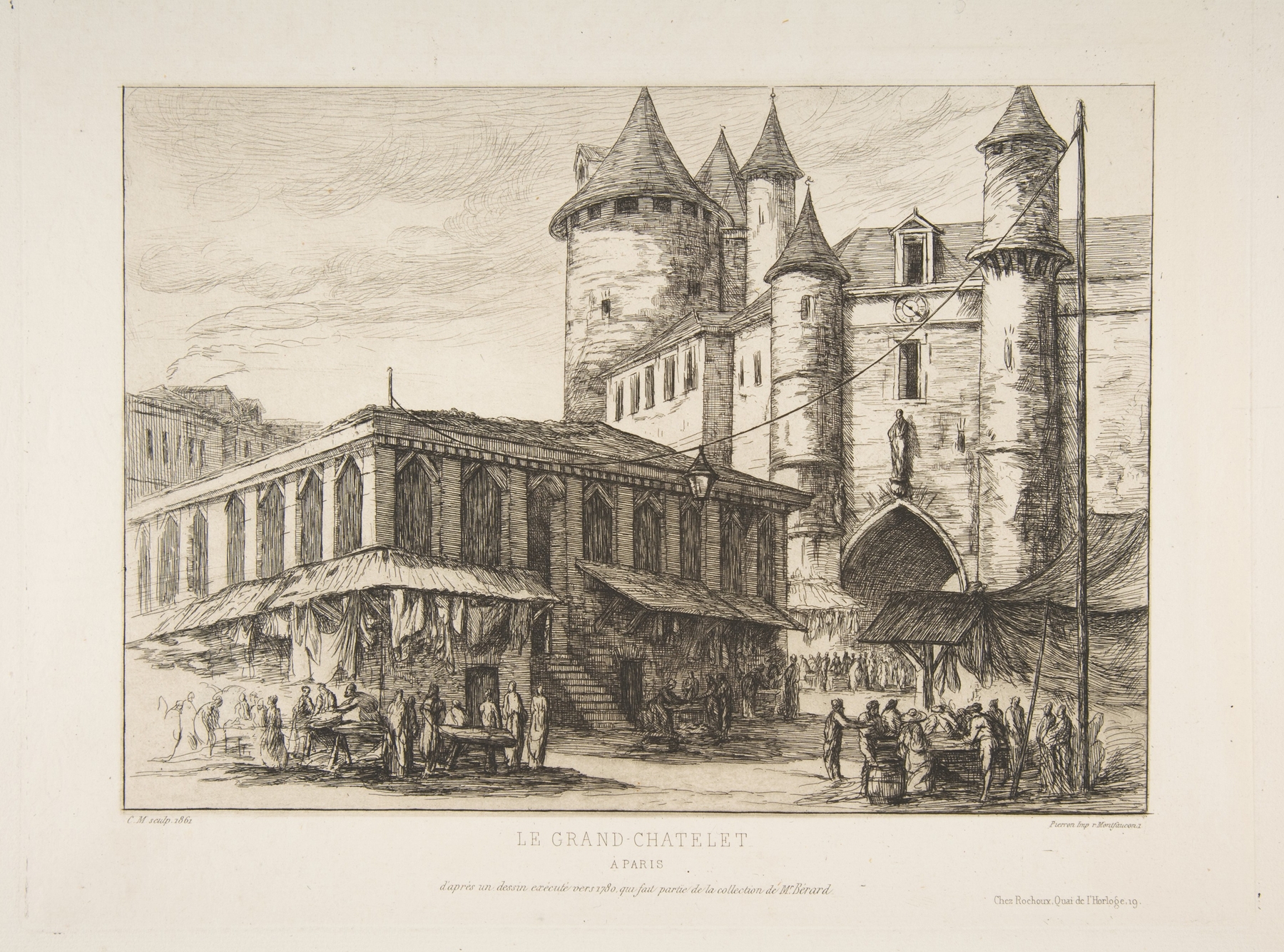 Le Grand Châtelet, by Charles Meryon, public domain