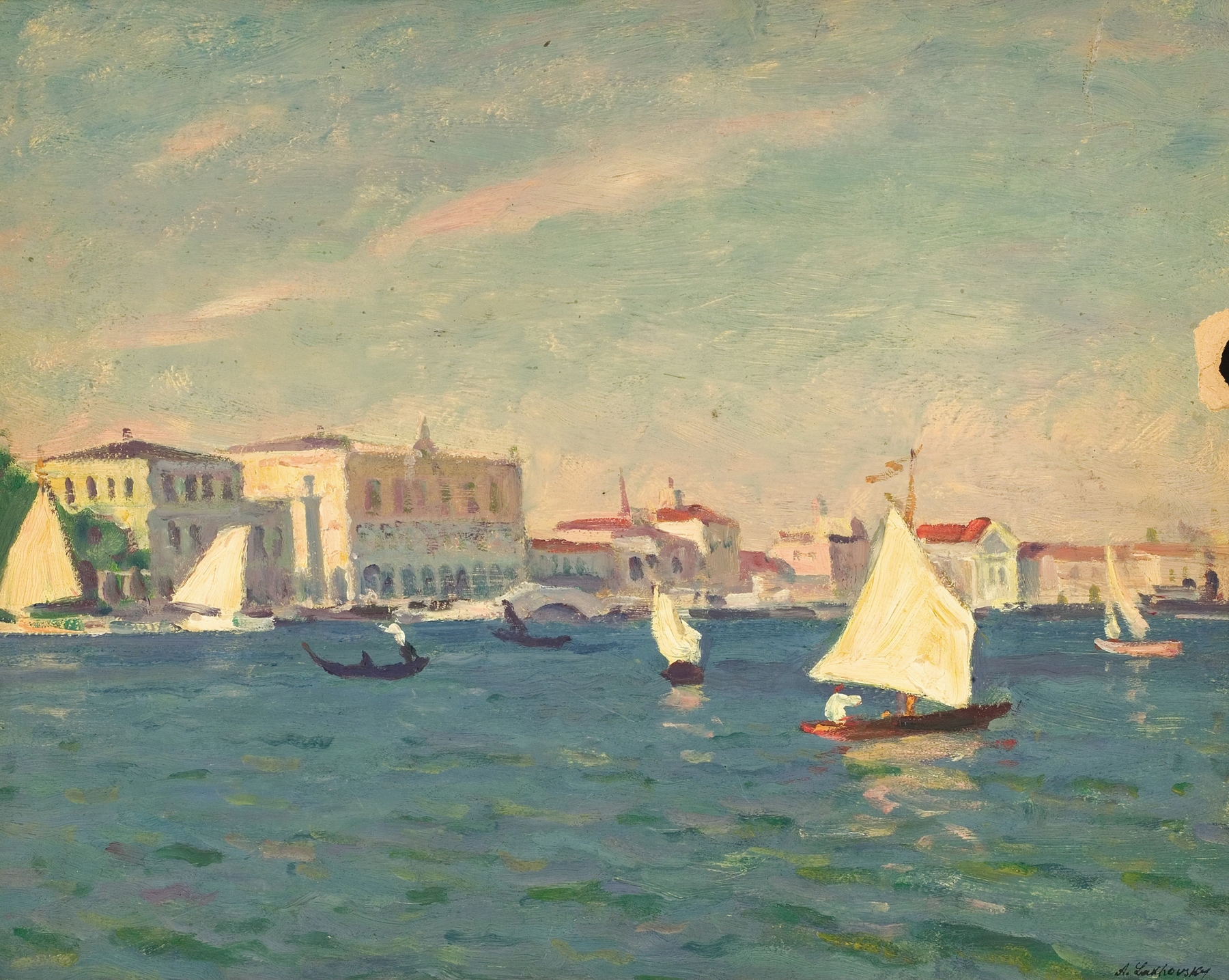 View of Venice, by Arnold Borisovich Lakhovsky, public domain