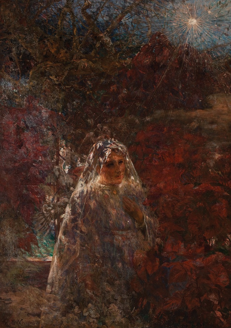 Eliseu Visconti's 'Primeira comunhão' captures a moment of religious significance.