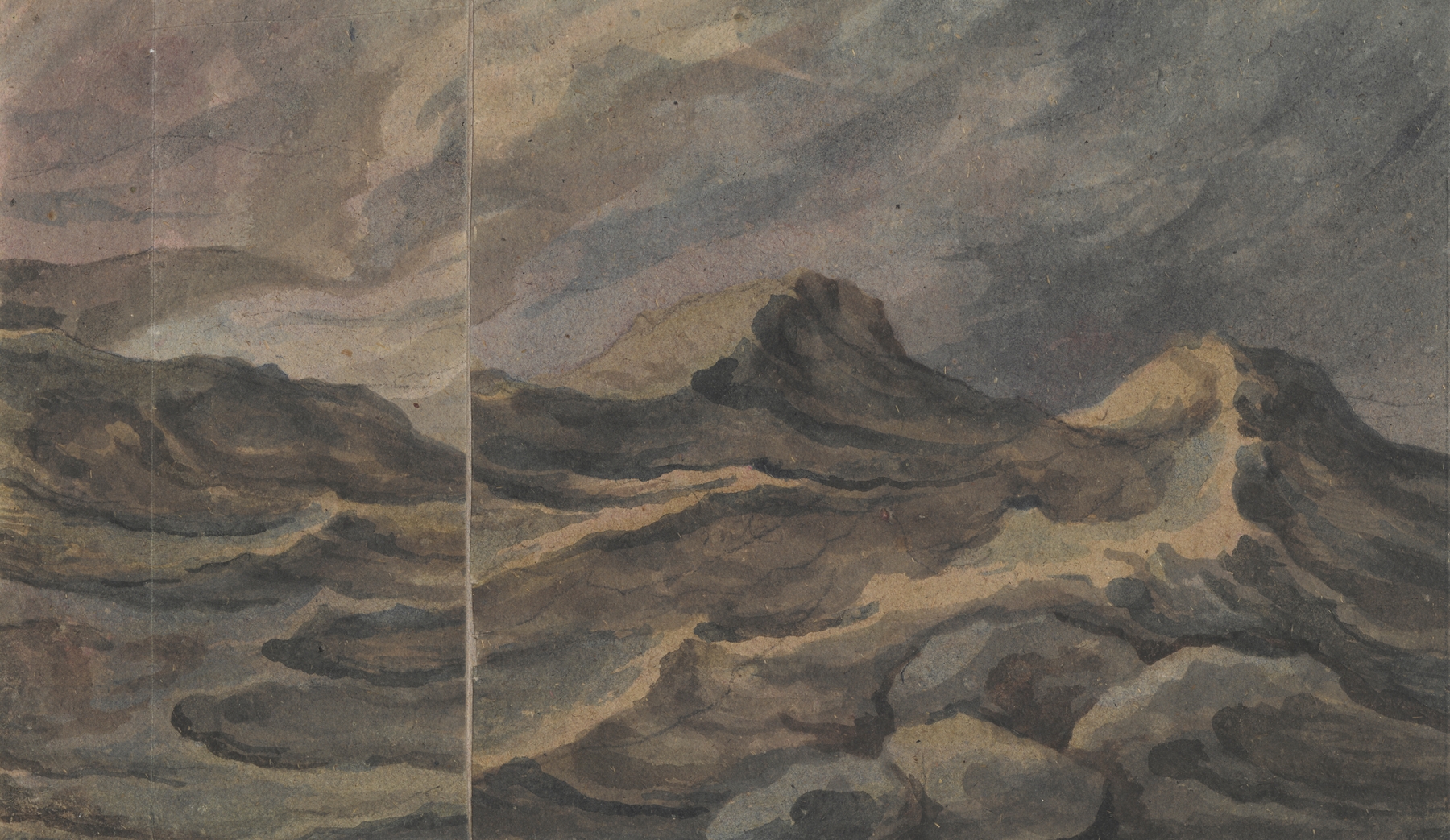 Landscape featuring the Tower of Babel by David Humbert de Superville, medium unknown.