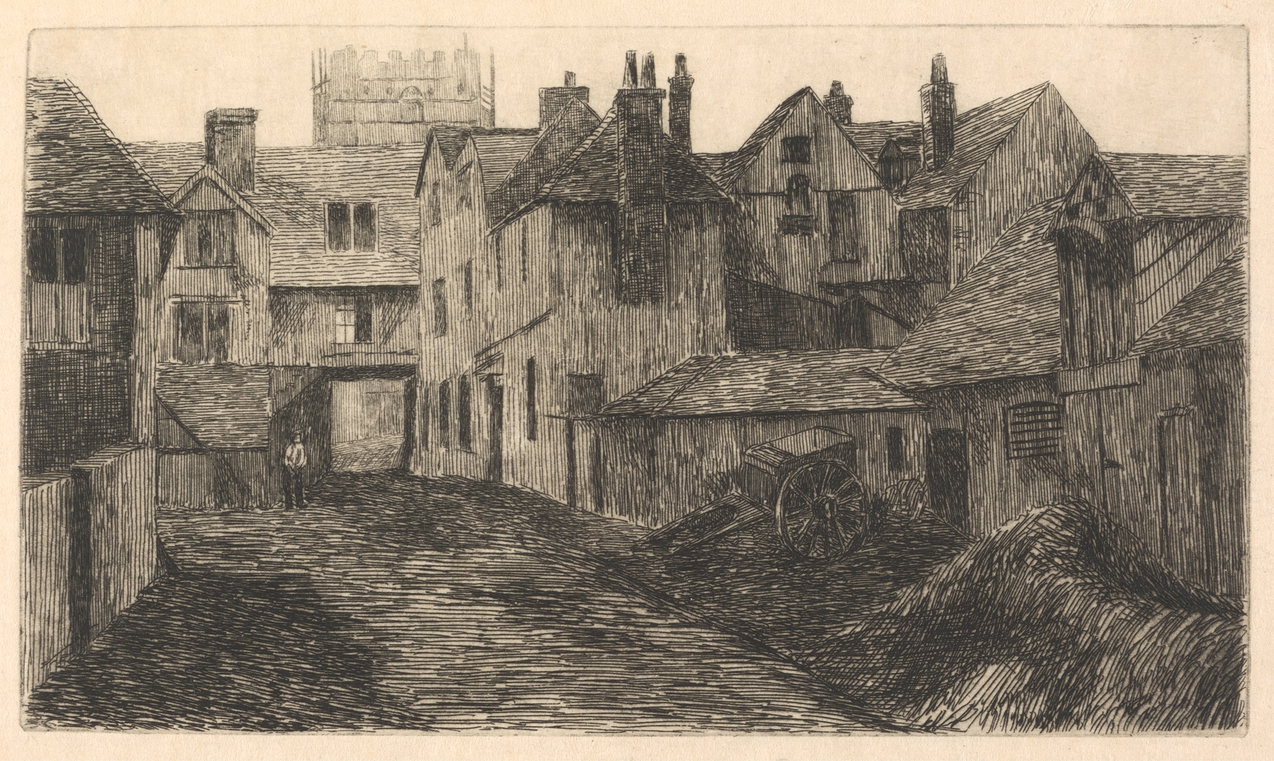 Architecture of Bell Inn, Edmonton by Edwin Edwards, unknown medium