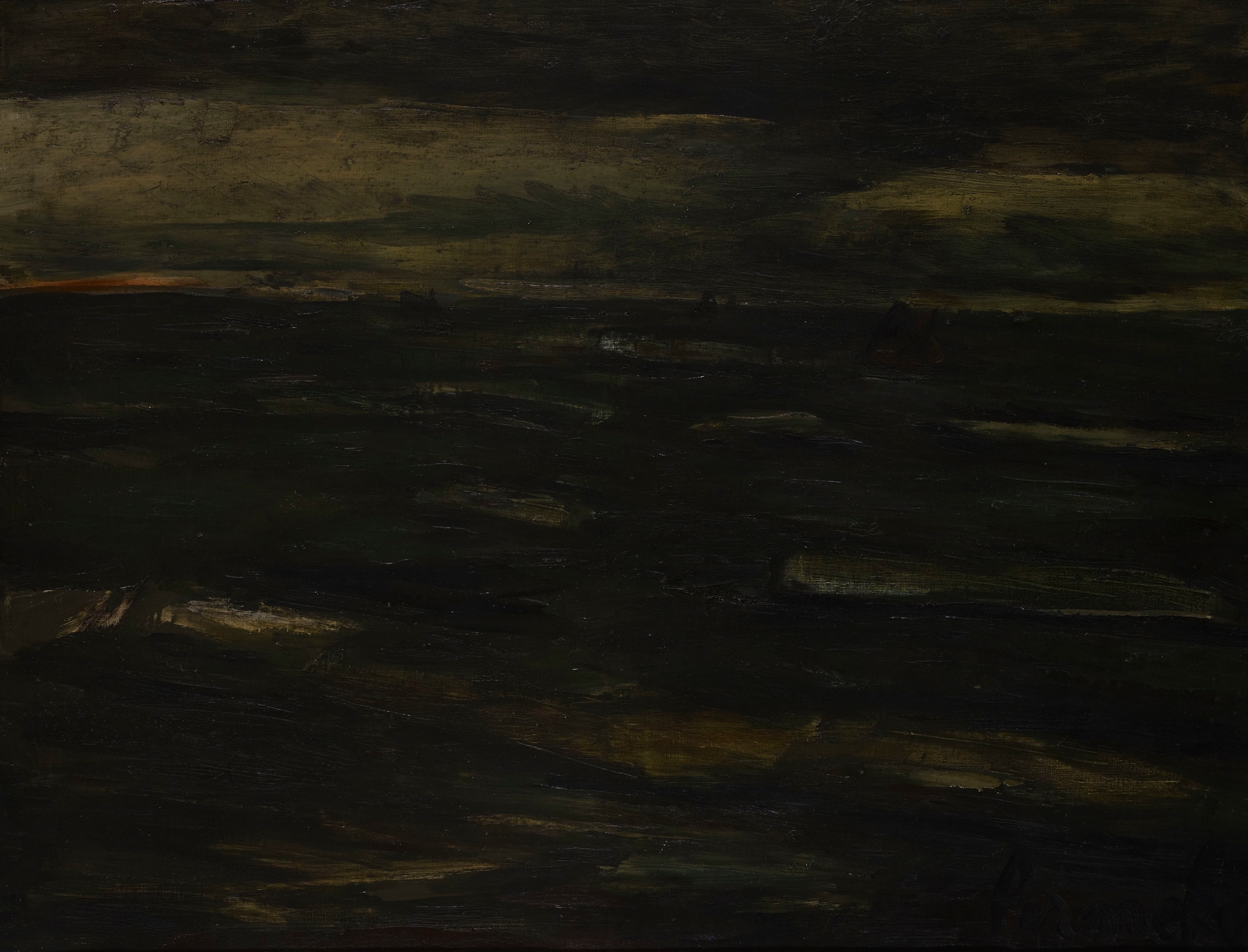 Sombere marine, by Constant Permeke, public domain