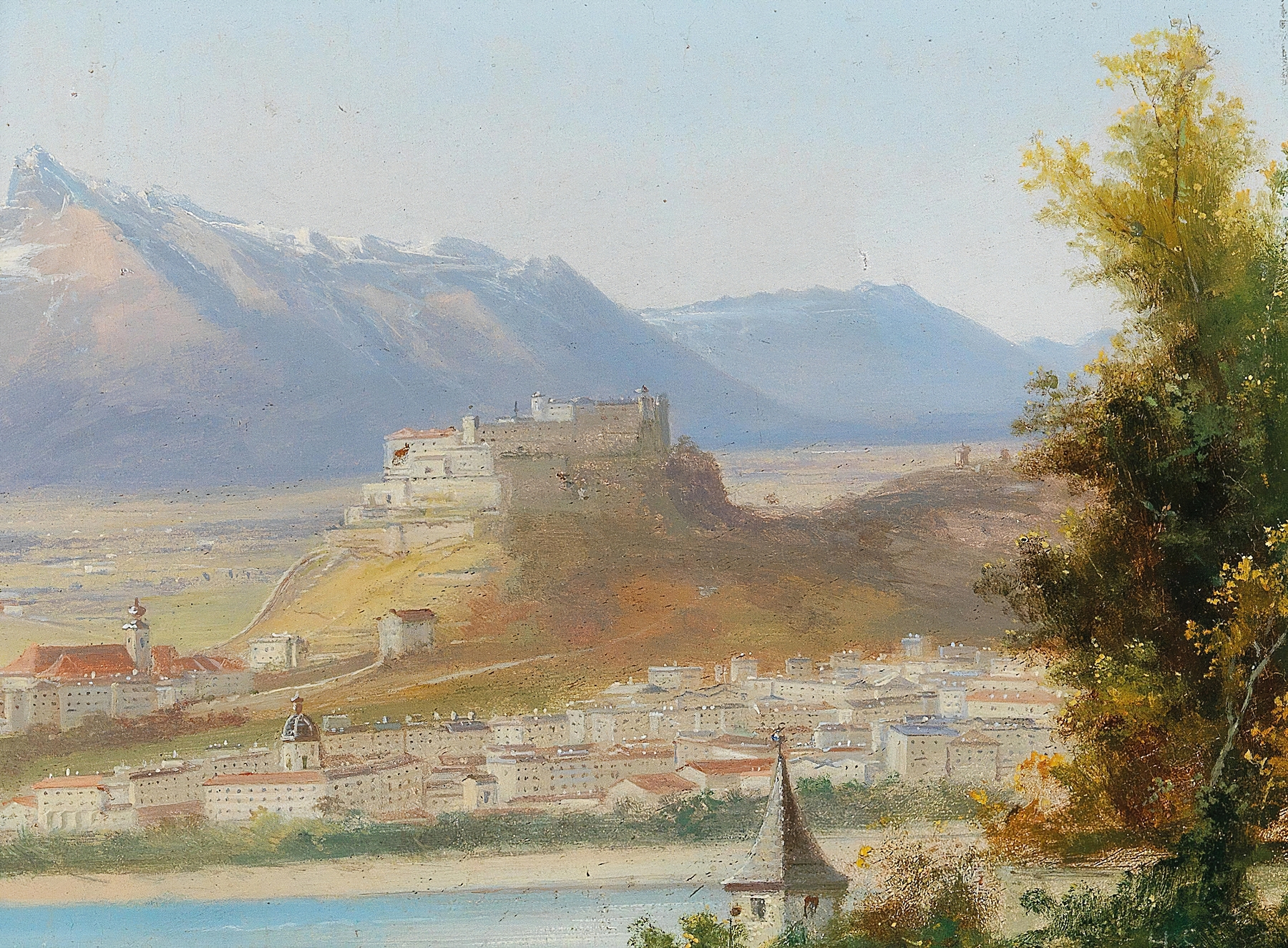 Fortress Hohensalzburg, by Hubert Sattler, public domain