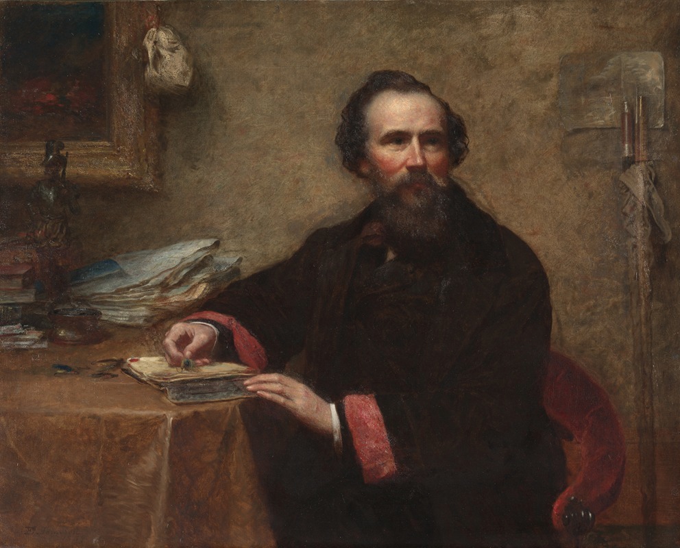 Portrait of Genio C. Scott by Eastman Johnson showcases a detailed depiction of the subject.