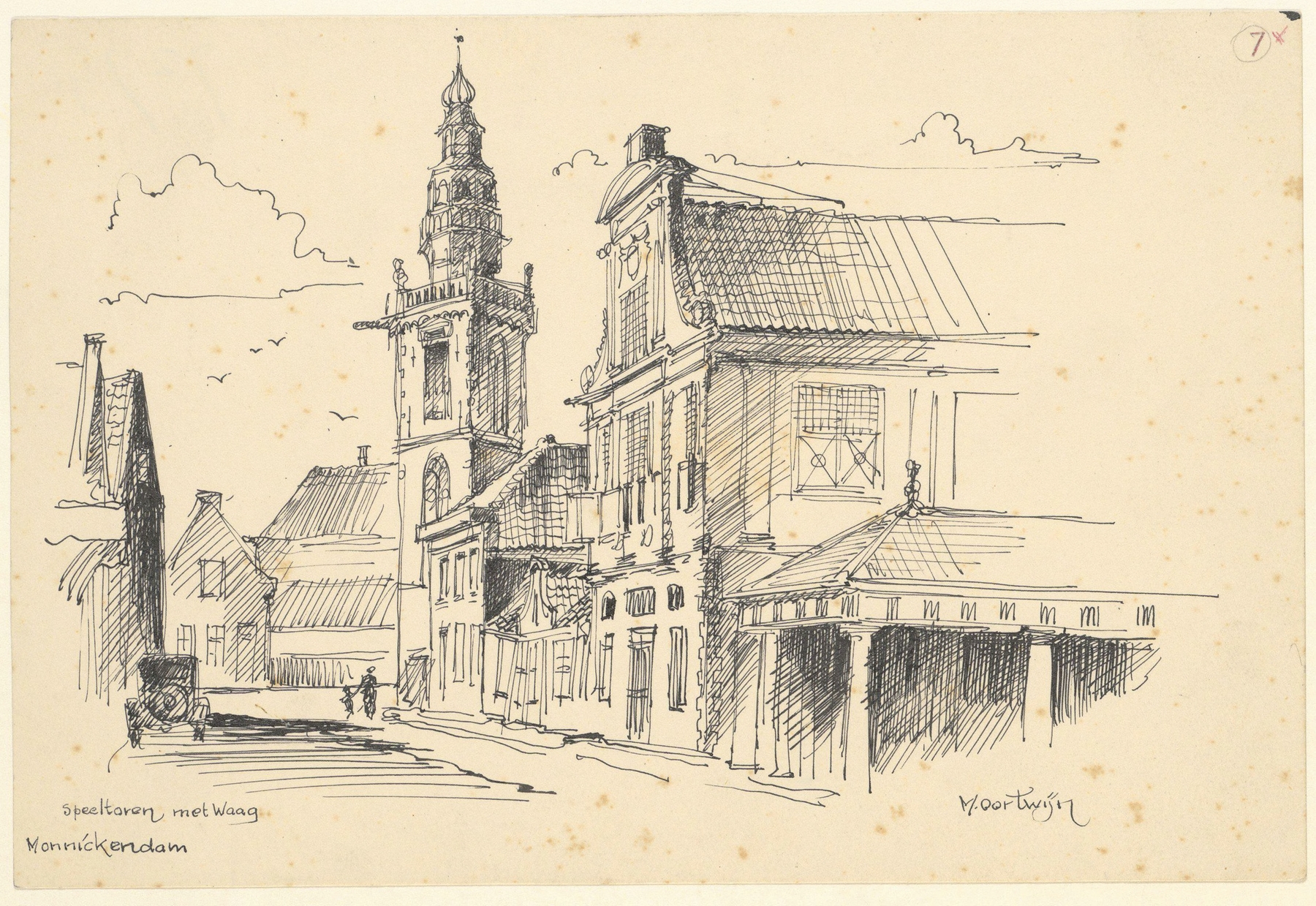Speeltoren en de Waag, by Maarten Oortwijn, public domain