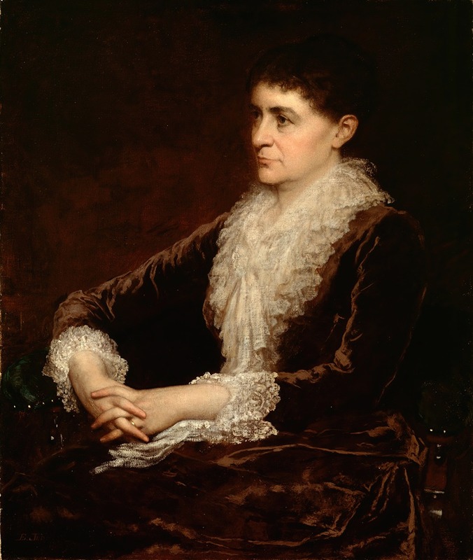 Portrait of Mrs. Allan Shelden by Eastman Johnson.
