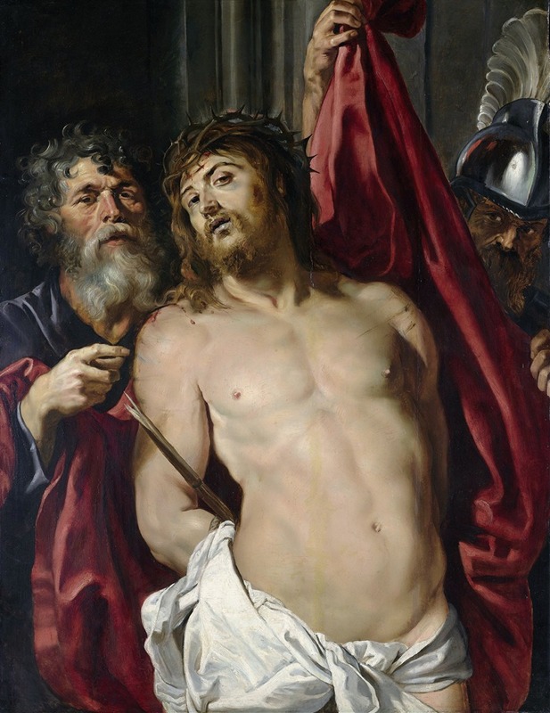 Ecce homo by Peter Paul Rubens depicts Christ crowned with thorns.