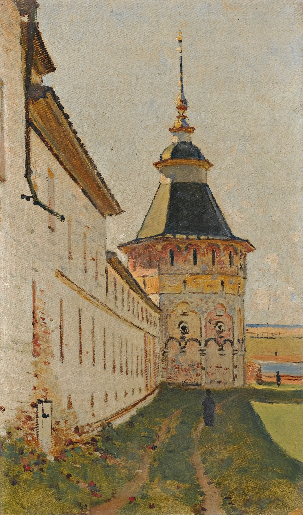 Monastery Tower, by Vasily Vereshchagin, public domain