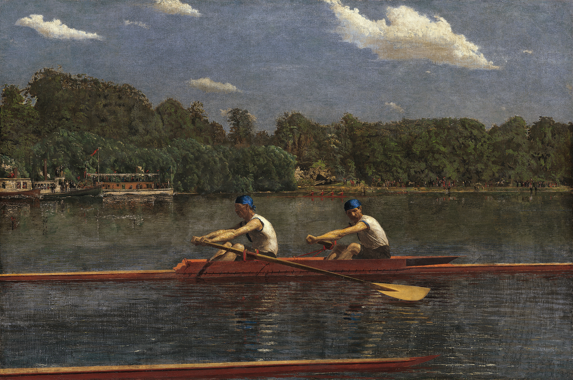 The Biglin Brothers Racing, by Thomas Eakins, public domain