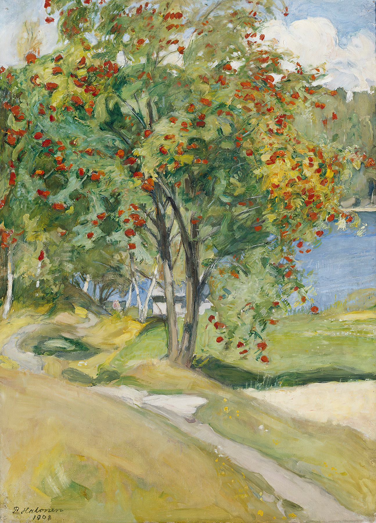 Rowan Tree, by Pekka Halonen, public domain