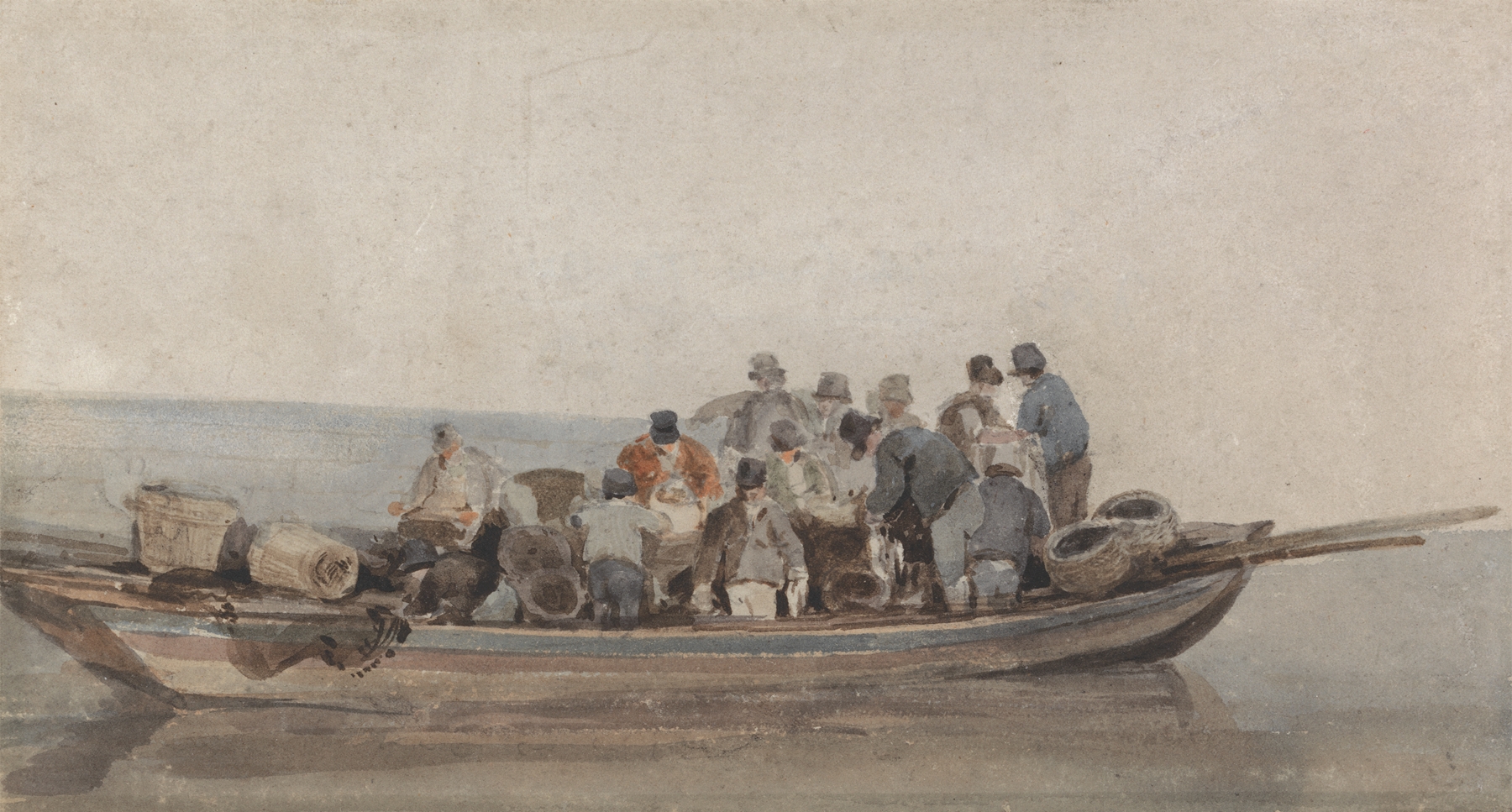A Boatload, by John Crome, public domain