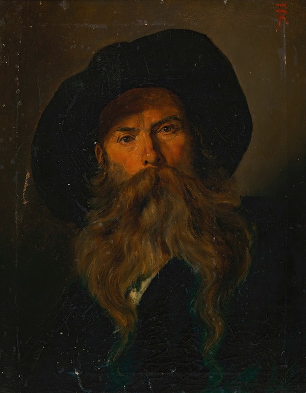Portrait of architect Heinrich von Ferstel by Franz Rumpler.