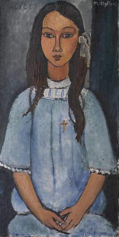 Alice by Amedeo Modigliani is a striking portrait of a woman.