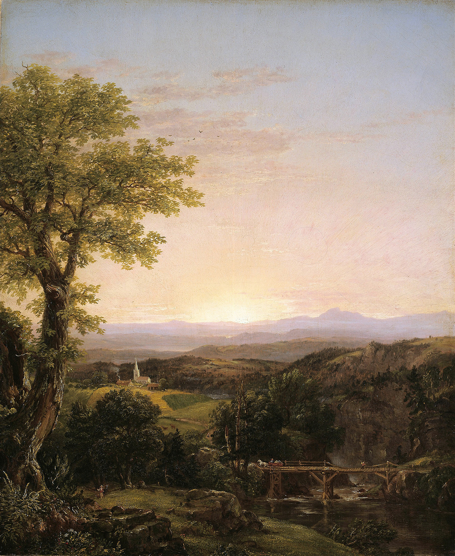 New England Scenery, by Thomas Cole, public domain