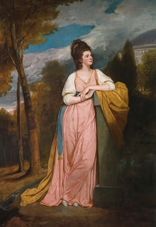 A portrait of Lady Elizabeth Capell by George Romney.