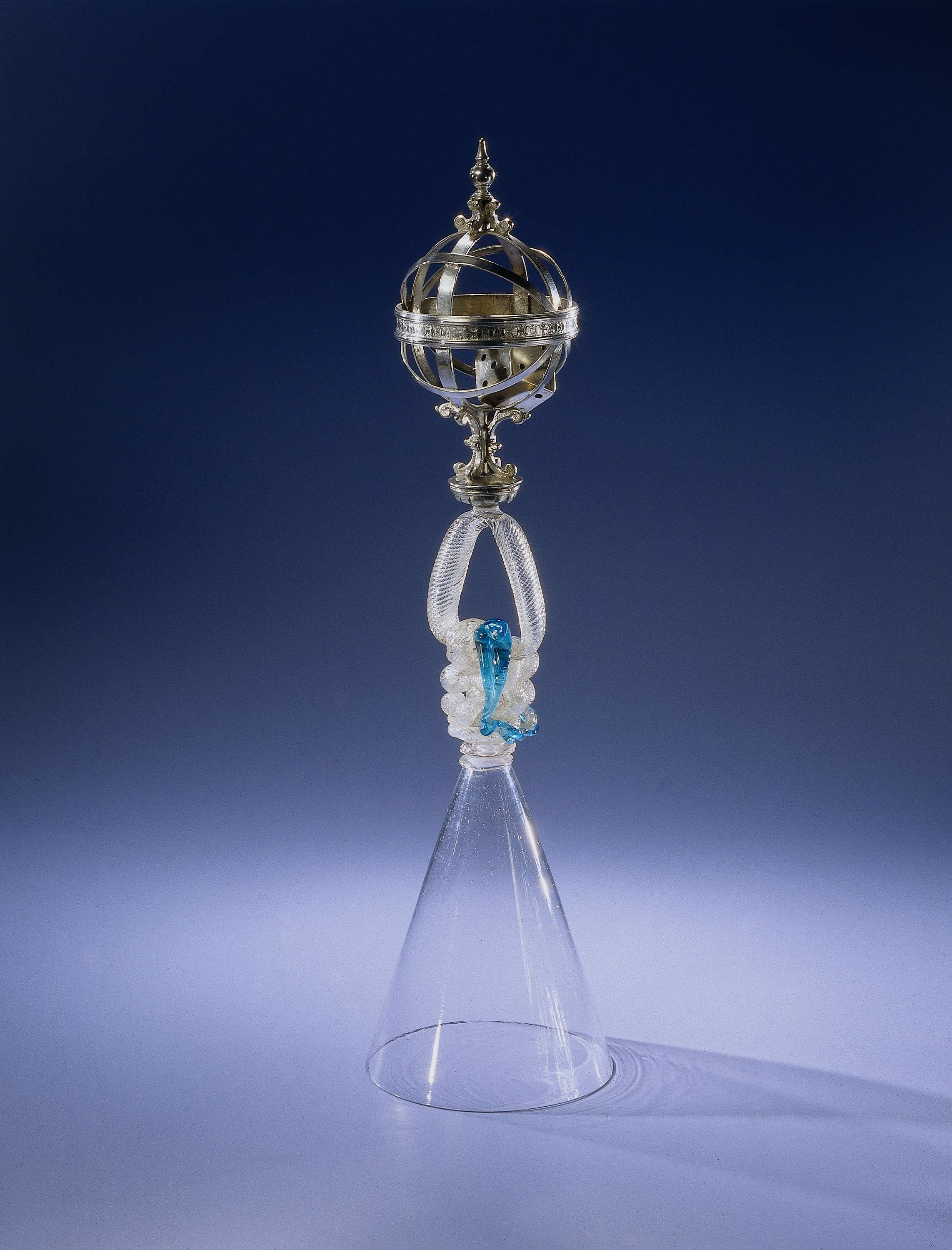Still life of glassware with light reflections, unknown artist, medium unknown