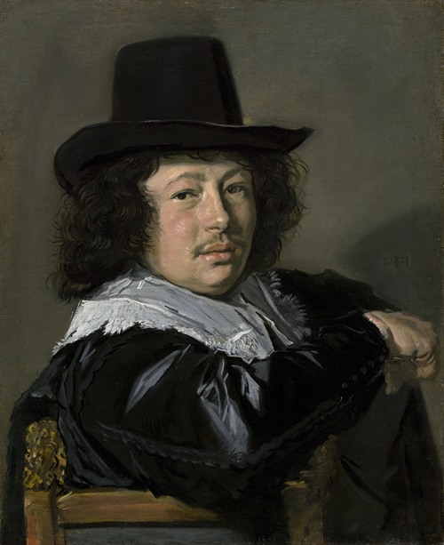 Frans Hals' 'Portrait of a Young Man' showcases the artist's signature lively brushwork.
