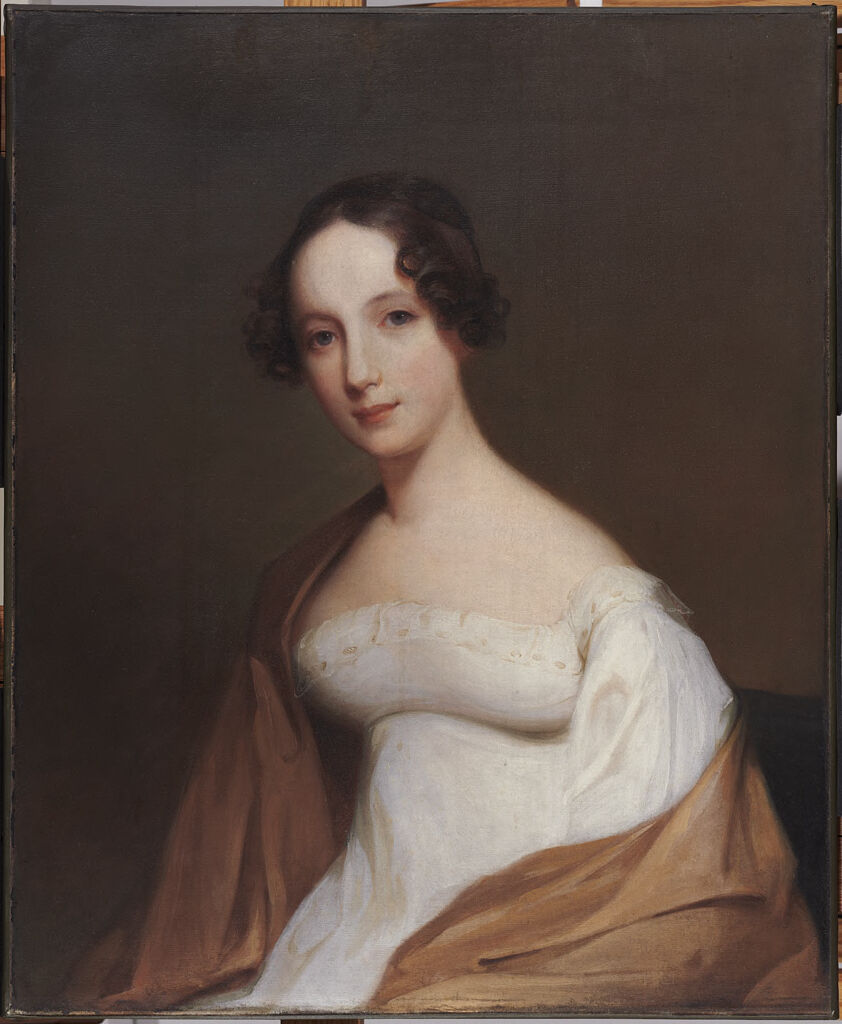 Portrait of Sarah Cabot Parkman Atkinson, oil on canvas by Charles Robert Leslie